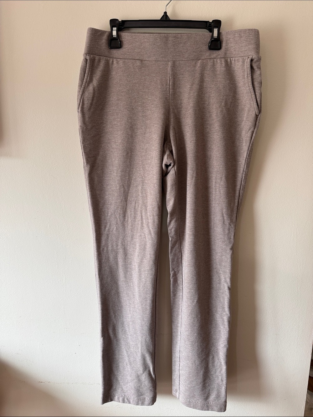 Women’s purejill affinity French terry slim Leg Pull-On Pants in Taupe S petite